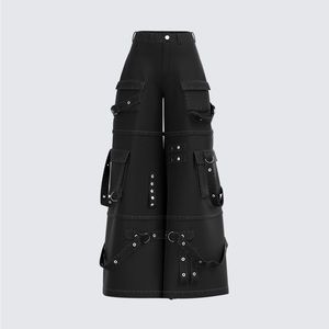 Wide Leg Cargo Pants